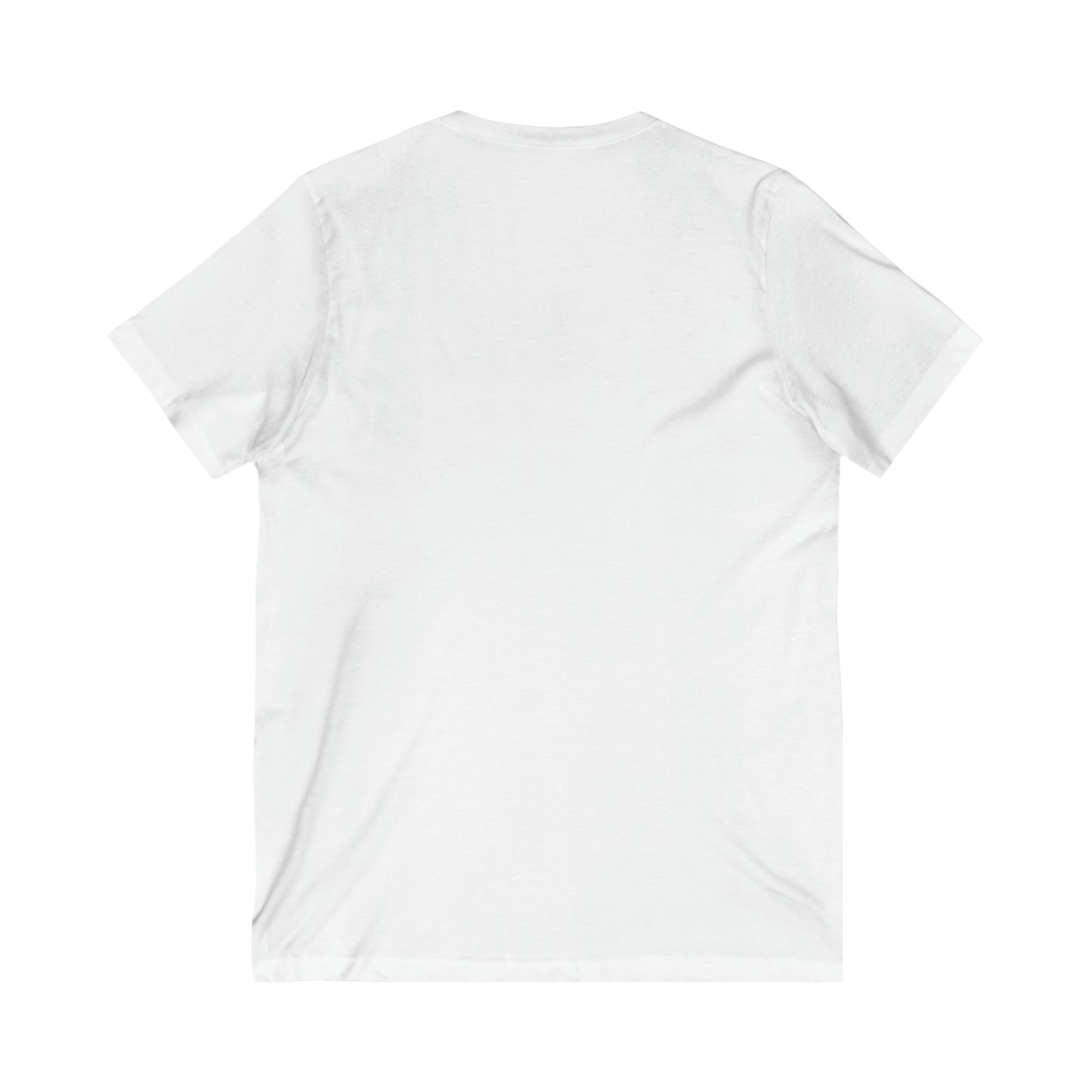 Back of white tee with no print