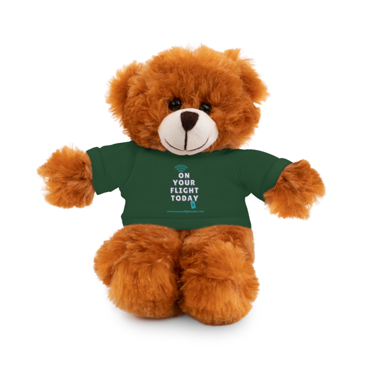 Bear  wearing OYFT tee in green. 