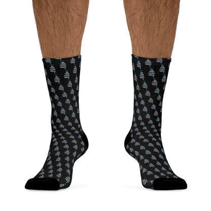 Male hairy legs wearing OYFT socks