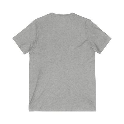 Back of gray tee with no print