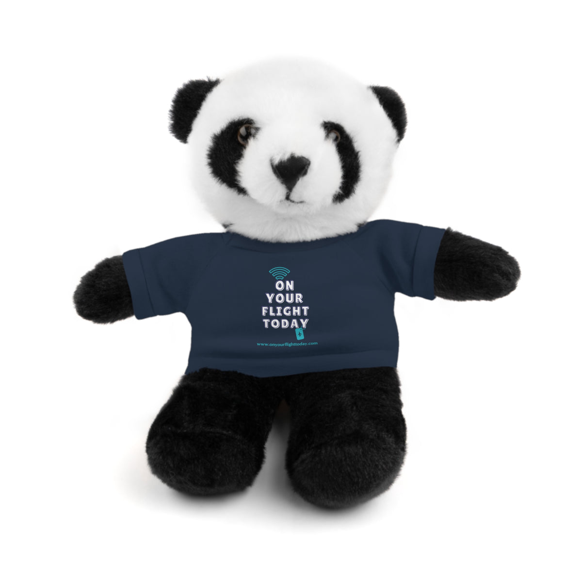 Panda bear wearing OYFT tee in navy.