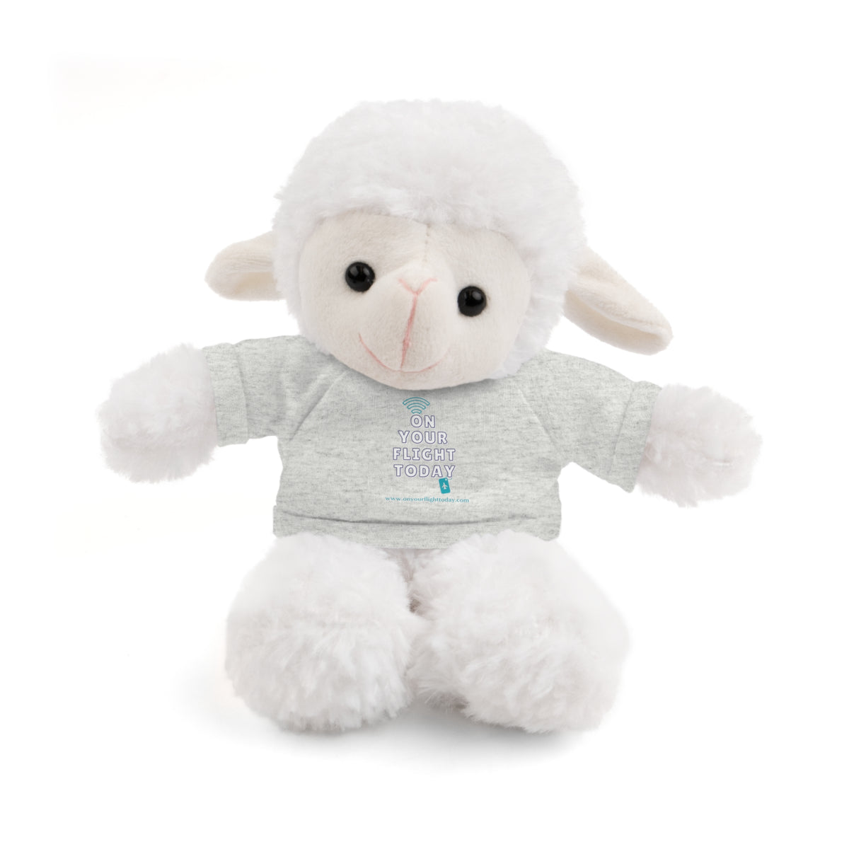 Sheep  wearing OYFT tee in ash.