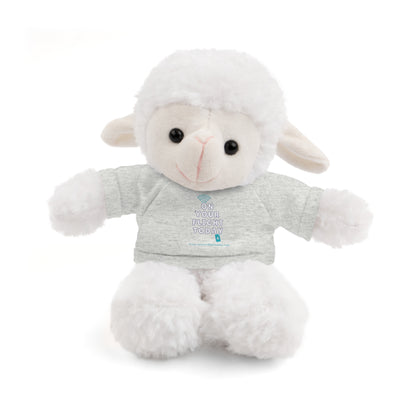 Sheep  wearing OYFT tee in ash.