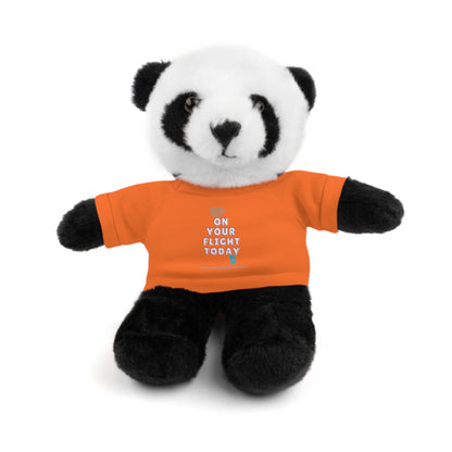Panda Bear wearing OYFT tee in orange.