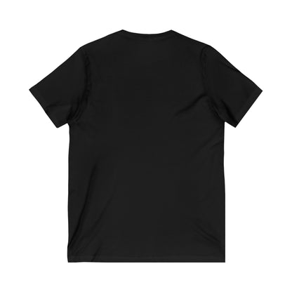Back of black tee with no print