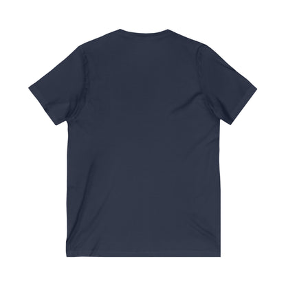 Back of navy tee with no print
