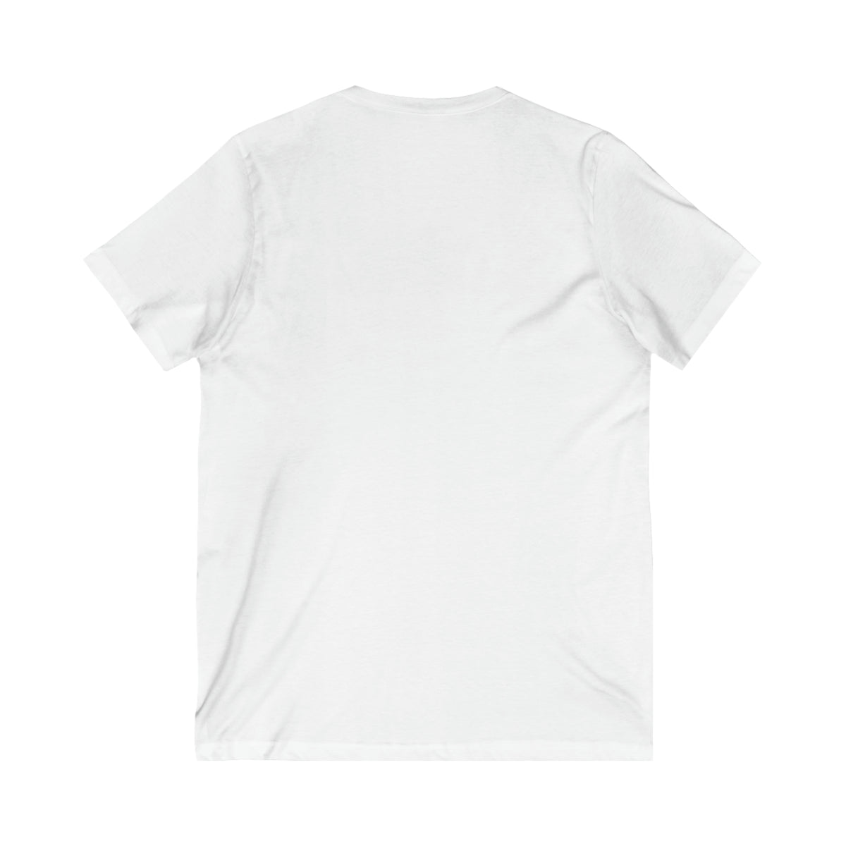 Back of white tee with no print