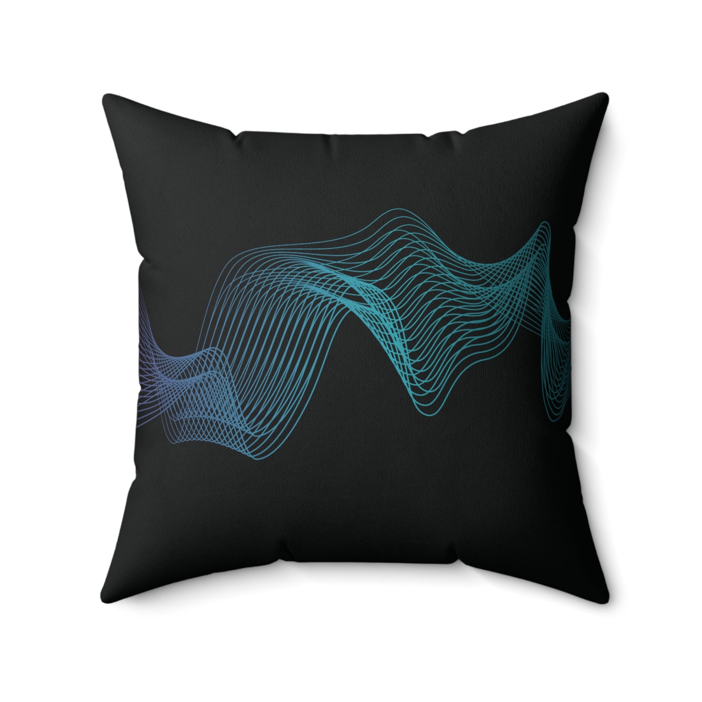 Back Black pillow with Auras at Altitude logo
