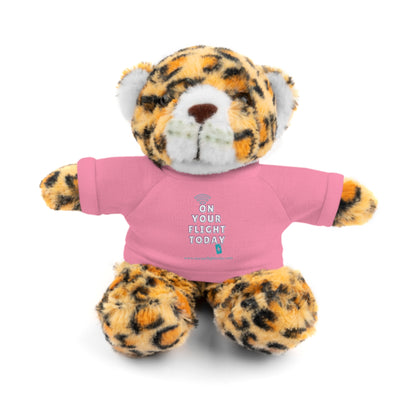 Jaguar wearing OYFT tee in pink.