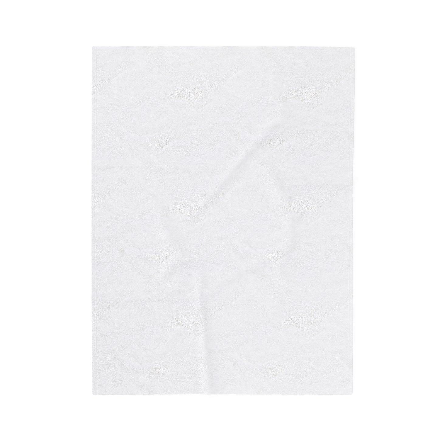 Back of blanket is white with no print