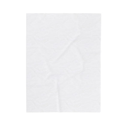 Back of blanket is white with no print