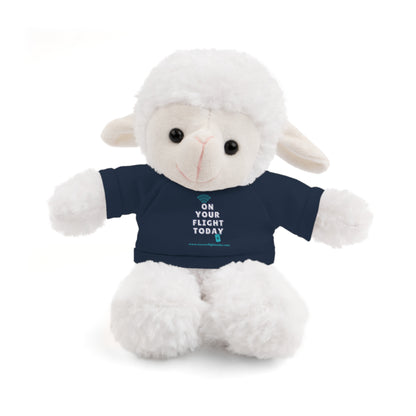 Sheep wearing OYFT tee in navy.