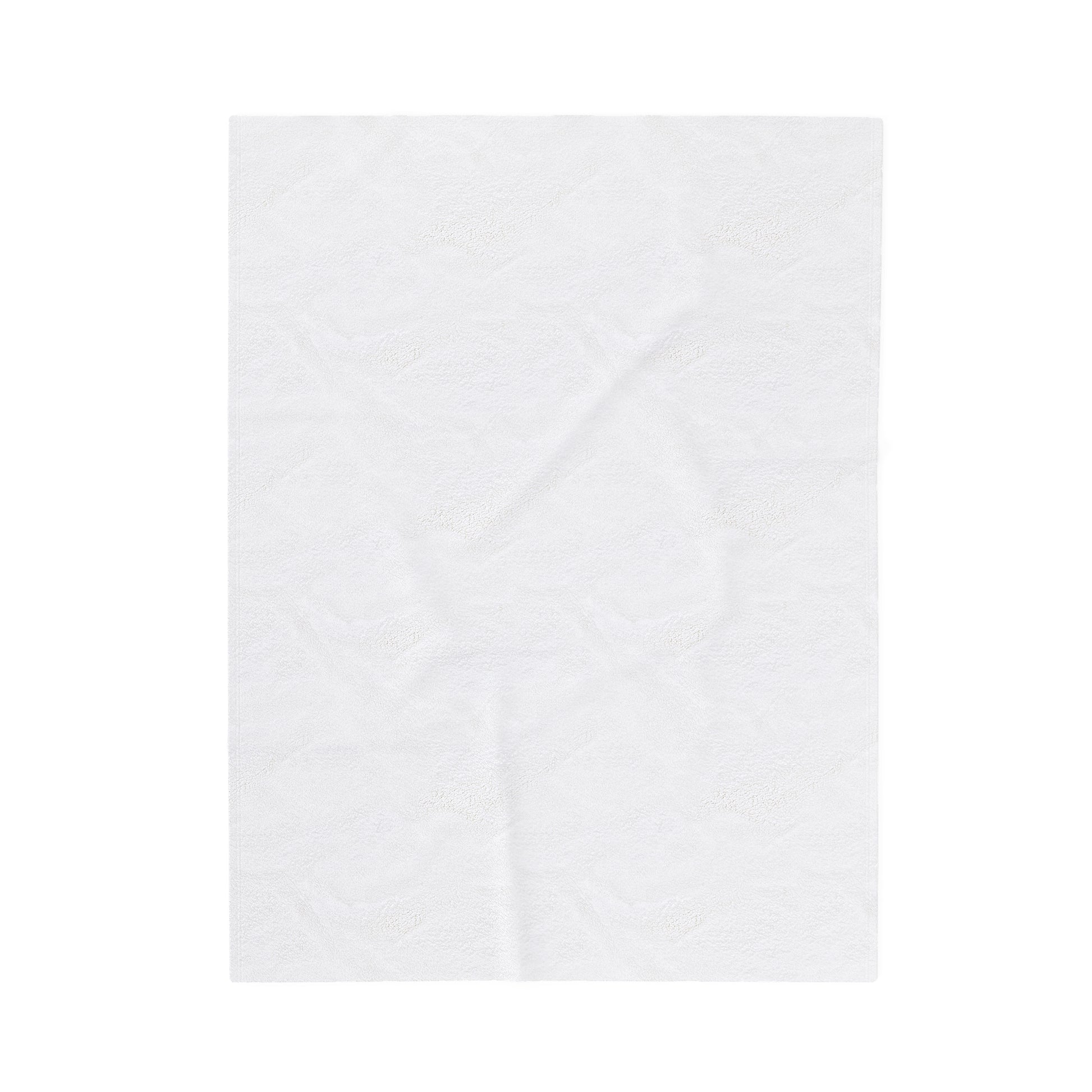 Reverse of blanket is plain white. 