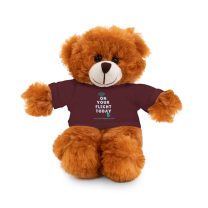 Lion wearing OYFT tee in maroon.