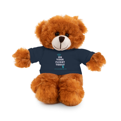 Bear wearing OYFT tee in forest green.
