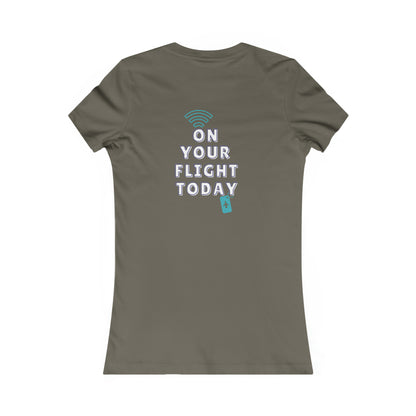 Army back of tee with the On Your Flight Today logo 